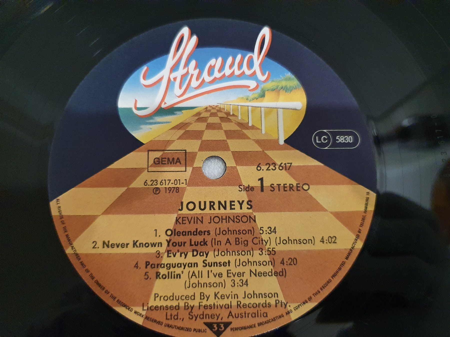 Dischi in vinile: Kevin Johnson – Journeys – Usato da Uster venduto da Vinyl-Leidenschaft 4