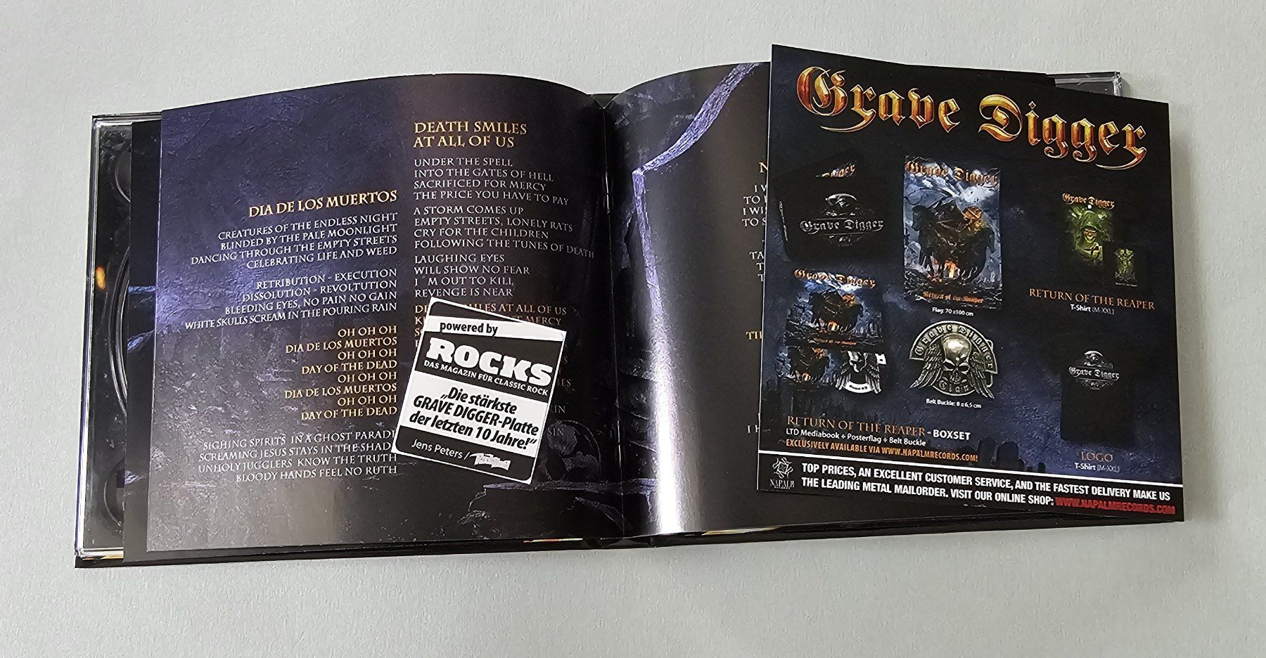 CD: Grave Digger - Return Of The Reaper - MediaBook – Nuovo (secondo la descrizione) da Lenzburg venduto da Pa_hcs 4