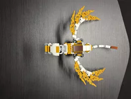 Lego Ninjago Drache weiss/gold guter Zustand