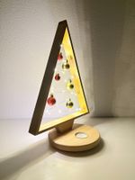 Gloria Handgefertigter Deko Weihnachtsbaum Holz beleuchtet