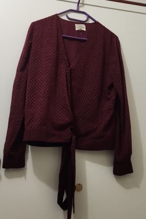 Blouse Sézane bordeaux taille 42