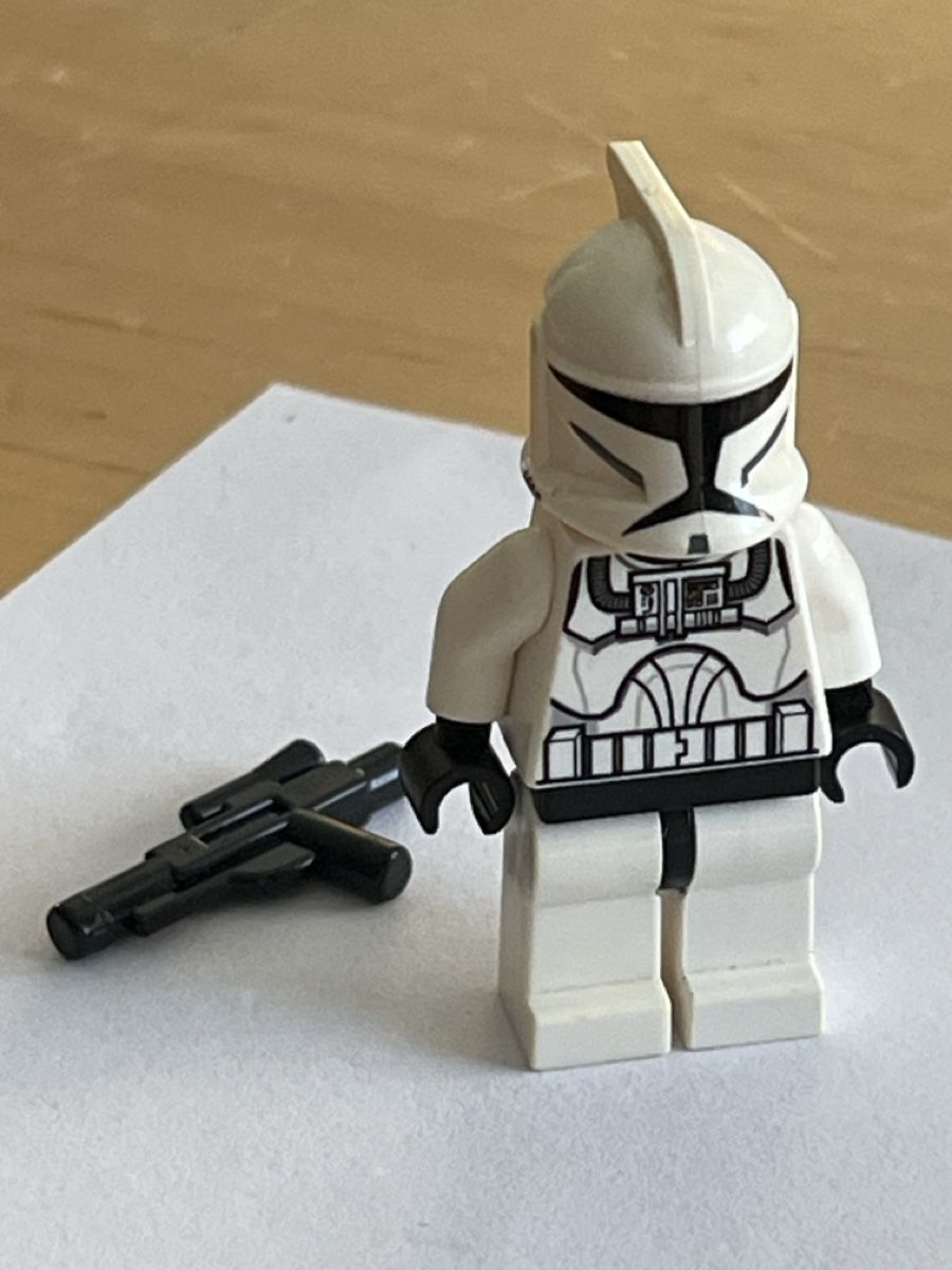 Statuette: LEGO Star Wars Clone Trooper Figur mit Blaster! – Usato da neuenhof venduto da cocoros 4