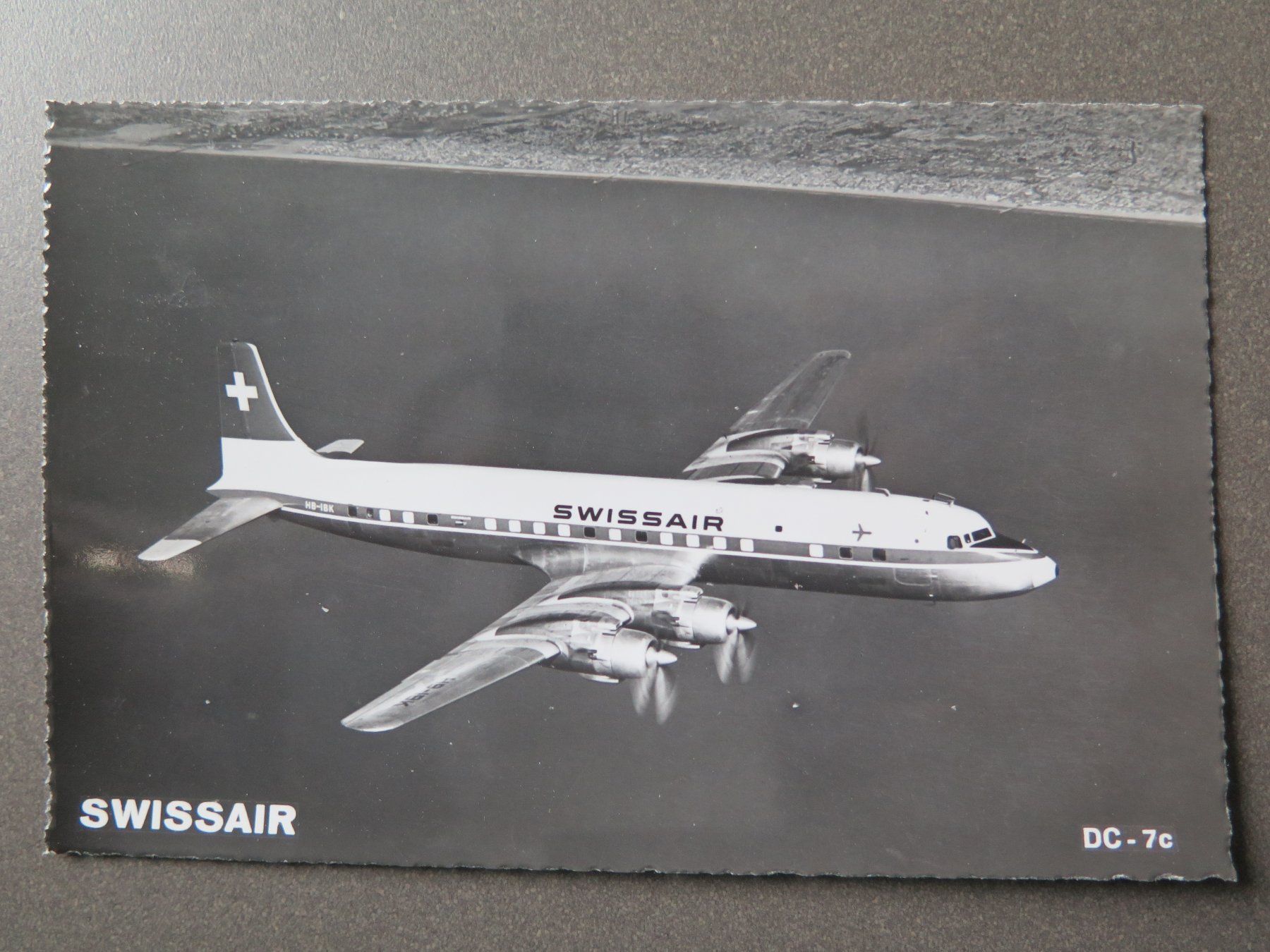 Ansichtskarten: SWISSAIR - DC - 7c – Gebraucht aus Wittenbach von lipasal