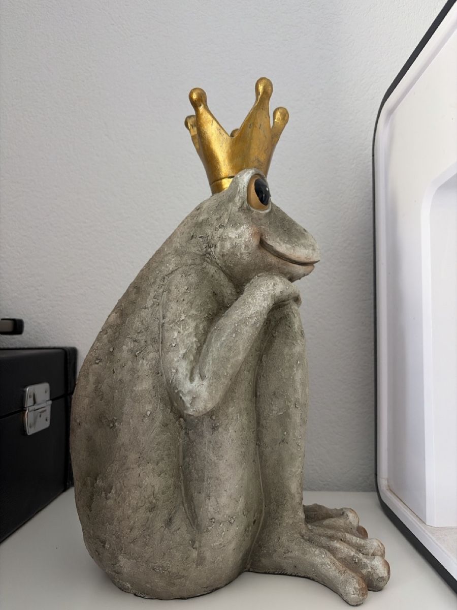 Statuette: Frosch mit Krone  – Nuovo (secondo la descrizione) da Maienfeld venduto da saoma123 2