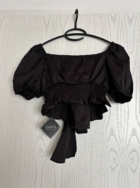 Blusen: Oberteil schwarz neu xs – Neu und originalverpackt aus Fislisbach von secondhandF