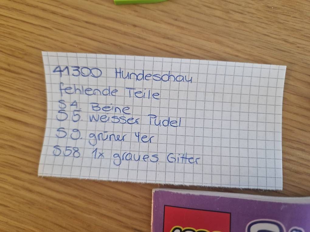 Baukästen: Lego Friends Hundeschau 41300 – Gebraucht aus Egg b. Zürich von nad_5lzr 2