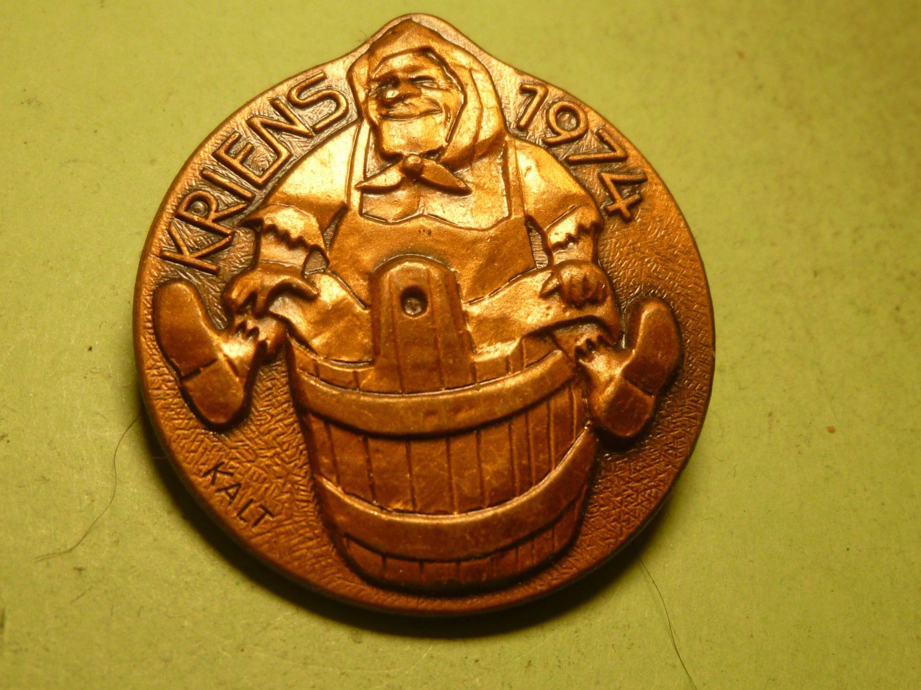 Plaketten & Abzeichen: KRIENS 1974 BRONZE – Gebraucht aus Ried (Muotathal) von Mandarin02