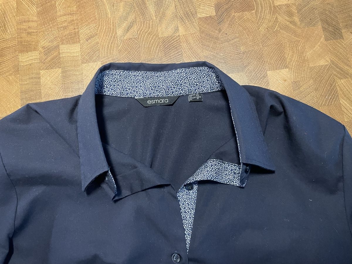 Camicette: dunkelblaue Bluse, esmara, 42, 100% Baumwolle – Usato da Bern venduto da AnnaS13 1