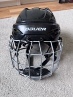 Eishockeyhelm Bauer schwarz mit Gitter neu