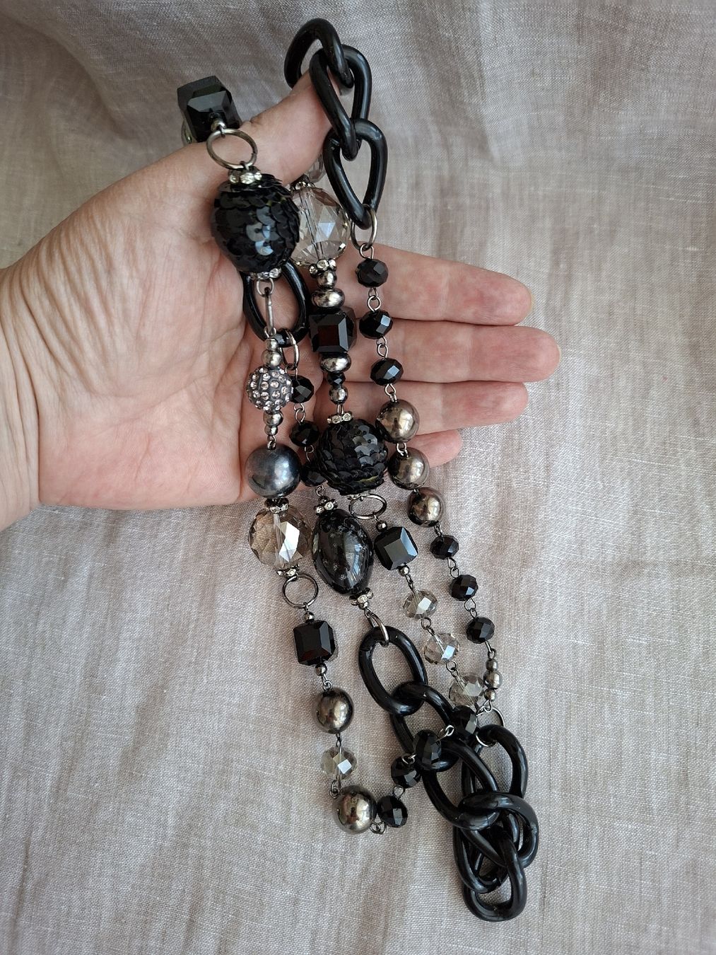 Catenine: Collier Statement Noir Glam Chic – Nuovo (secondo la descrizione) da Lutry venduto da Sim_Sta 4