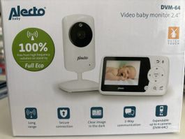 Alecto DVM-64 Video Baby Monitor 2.4 Zoll inkl. Halterung