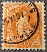 Stehende Helvetia 86A Feld 282 - III - R41- Stadium Kat. 200