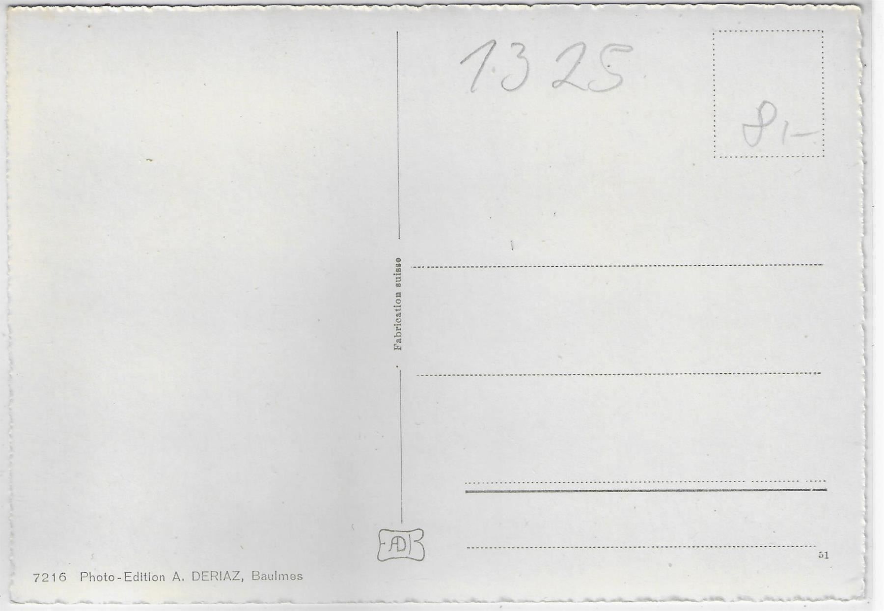 Cartoline postali: Vaulion et le Plane – Usato da Ettingen venduto da Kartenplanet 1