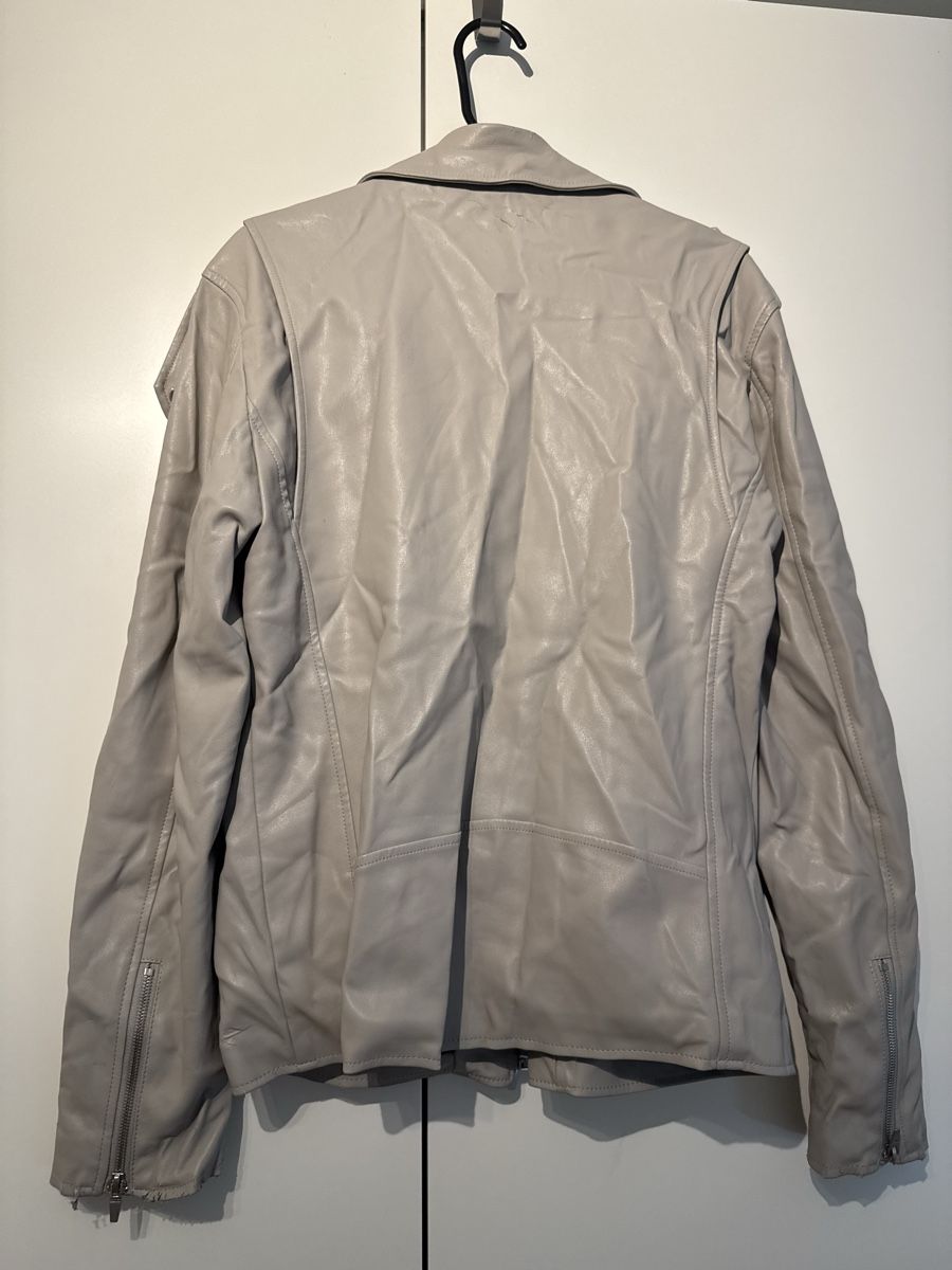 Zara Jacken: Kunstleder-Jacke grau Grösse M gebraucht – Gebraucht aus Allschwil von ana_87pj 2