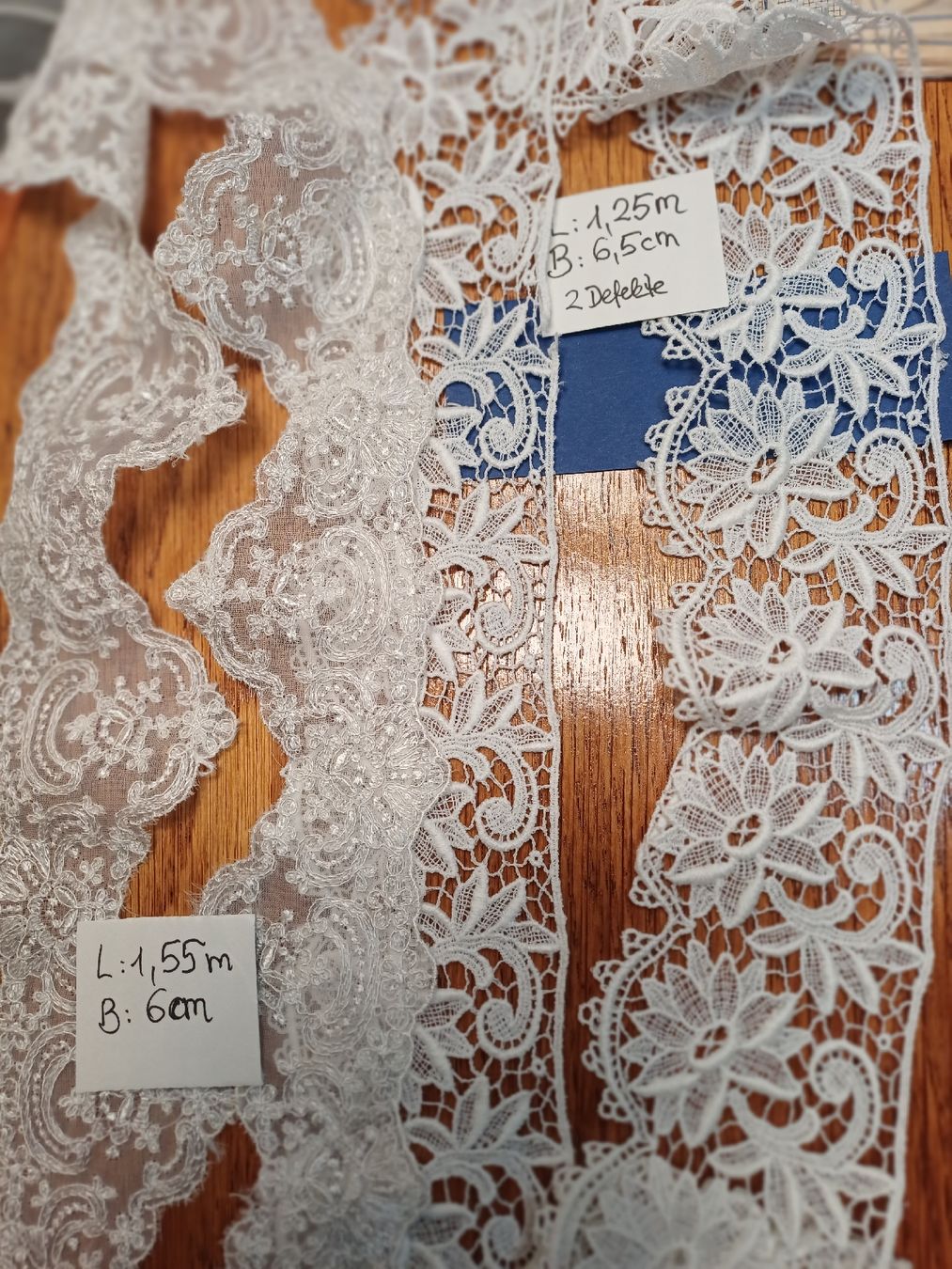 Tessuti: alte Holzschachtel mit div. Spitzen – Usato da Gächliwil venduto da lesidees 3