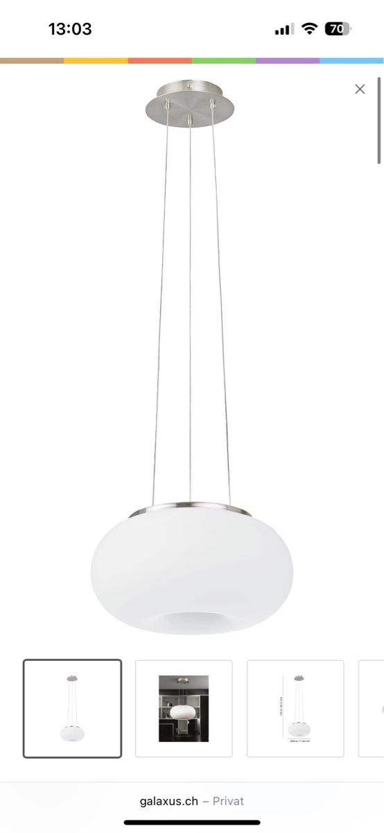Eglo Lampadari & plafoniere: Pendellampe EGLO Optica – Nuovo e nell'imballaggio originale da Bern venduto da Bestchruggler1 2
