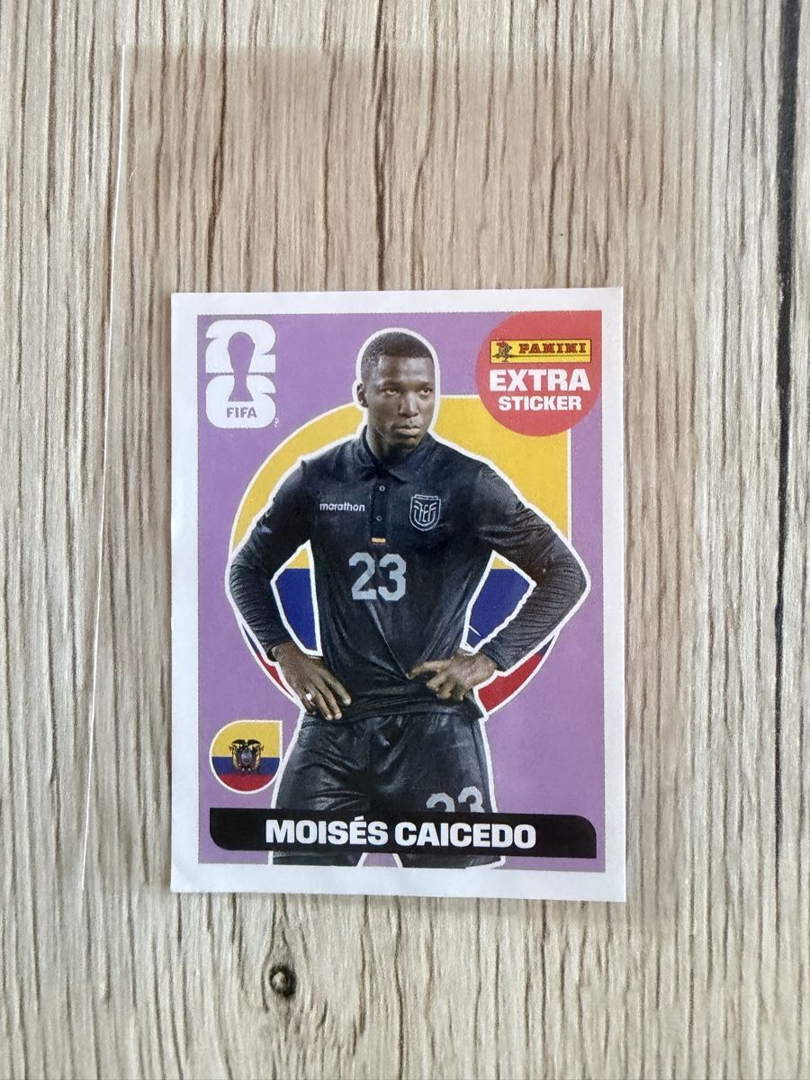 Panini Carte collezionabili: Sticker Panini Extra Moisés Caicedo Ecuador  2026 – Nuovo e nell'imballaggio originale da Marly venduto da may_j75b