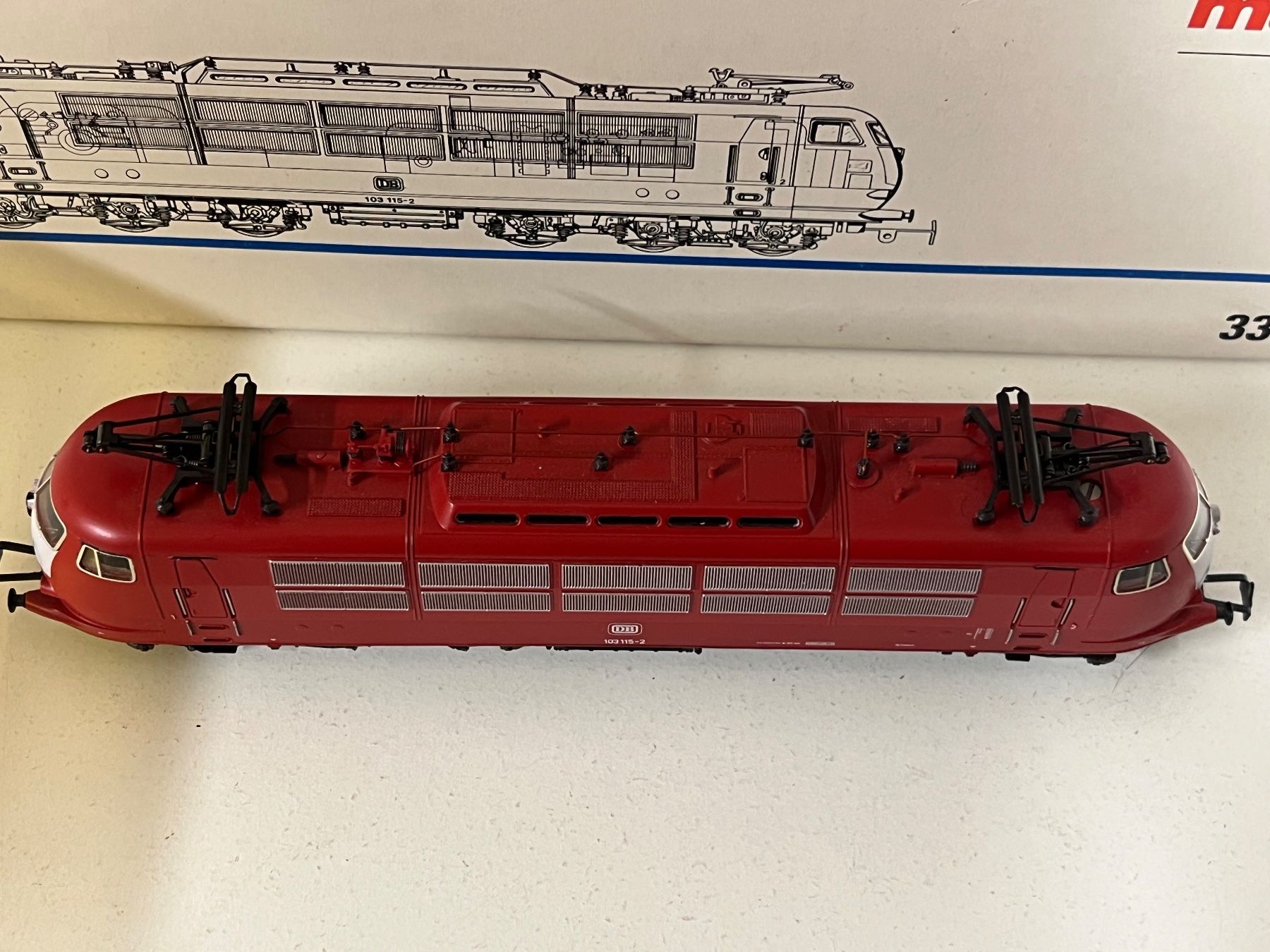 Märklin Modellini di ferrovie: Märklin 3358 BR 103   H0 AC ANALOG – Usato da Neuenhof venduto da ludovicco 5