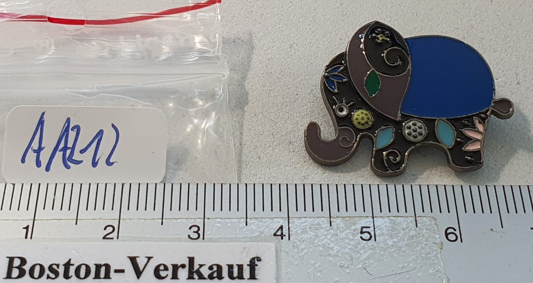 Spille & Fermagli: AA212 - Brosche Elefant – Usato da Reinach BL venduto da Boston-Verkauf 2