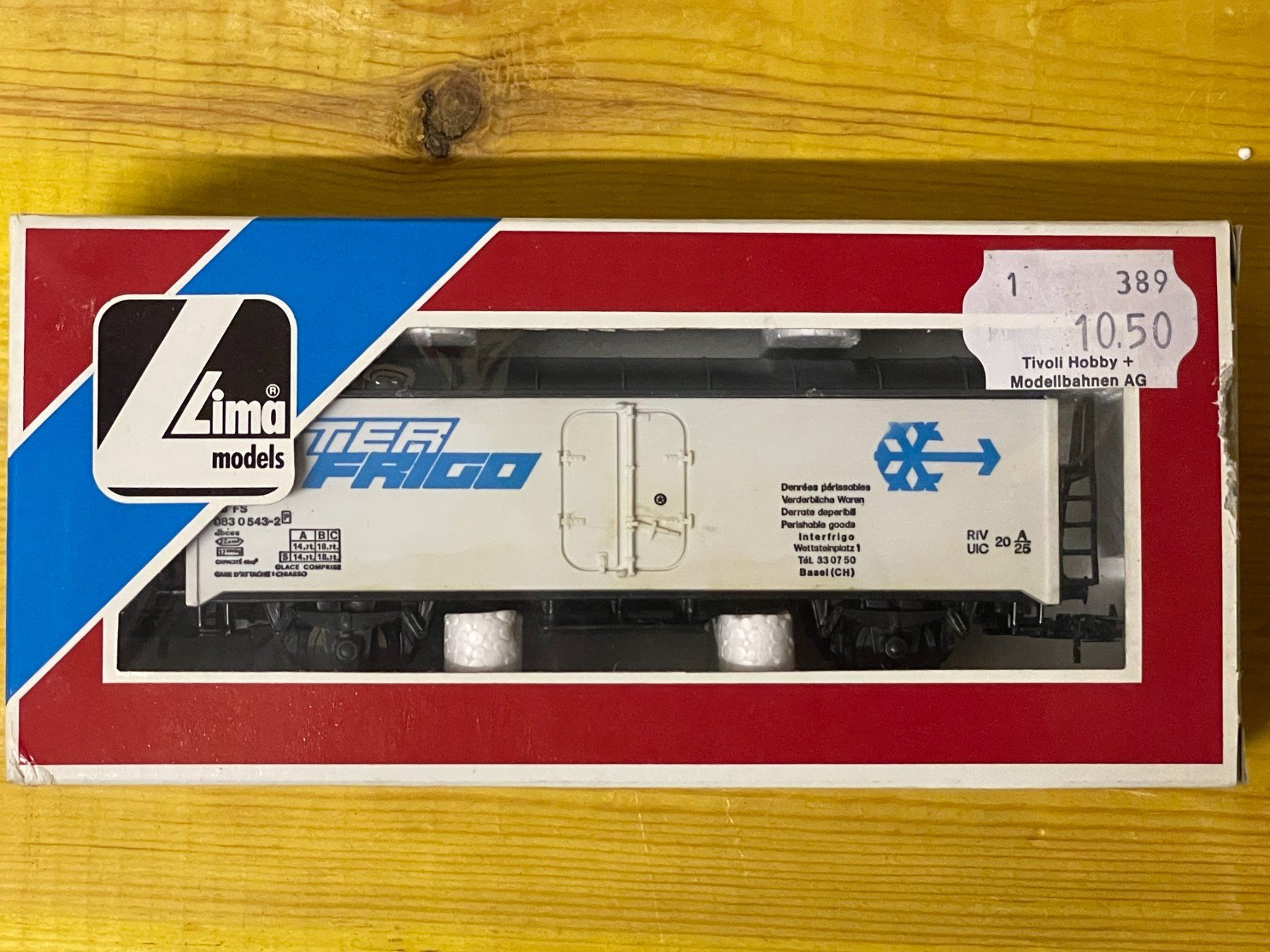 Lima Modellini di ferrovie: Lima 303103 Interfrigo Basel FS H0 1/87 – Nuovo (secondo la descrizione) da Würenlos venduto da SWISSOLDTIMERS