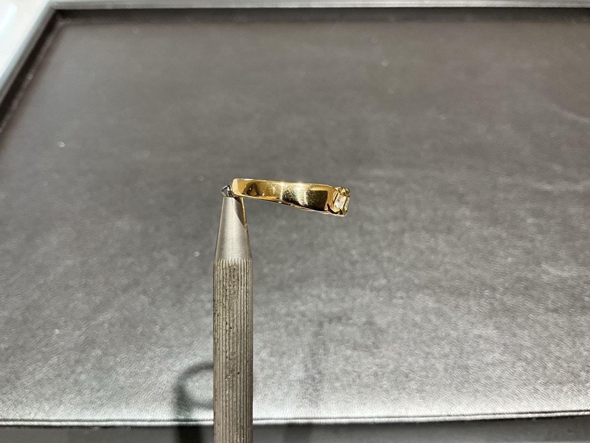 Anelli: Damenring 18k Gold mit Diamant – Usato da Schaffhausen venduto da glamour-shop 2