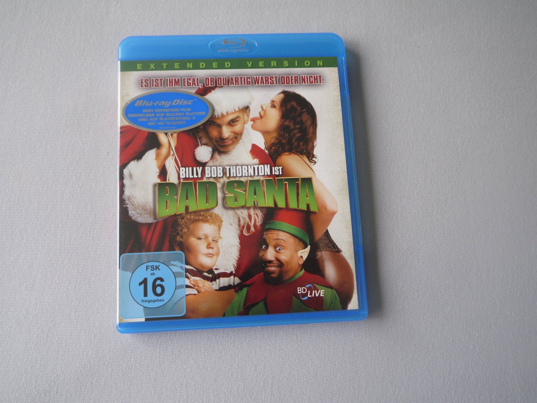 Tutti i DVDs: BAD SANTA(2003) Extended Version -Bill Bob Thornton -selten – Usato da Hagendorn venduto da Blaf