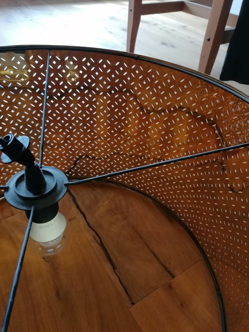 Ikea Lampade: Lampe grau -gold – Usato da Bronschhofen venduto da Hanne2 1