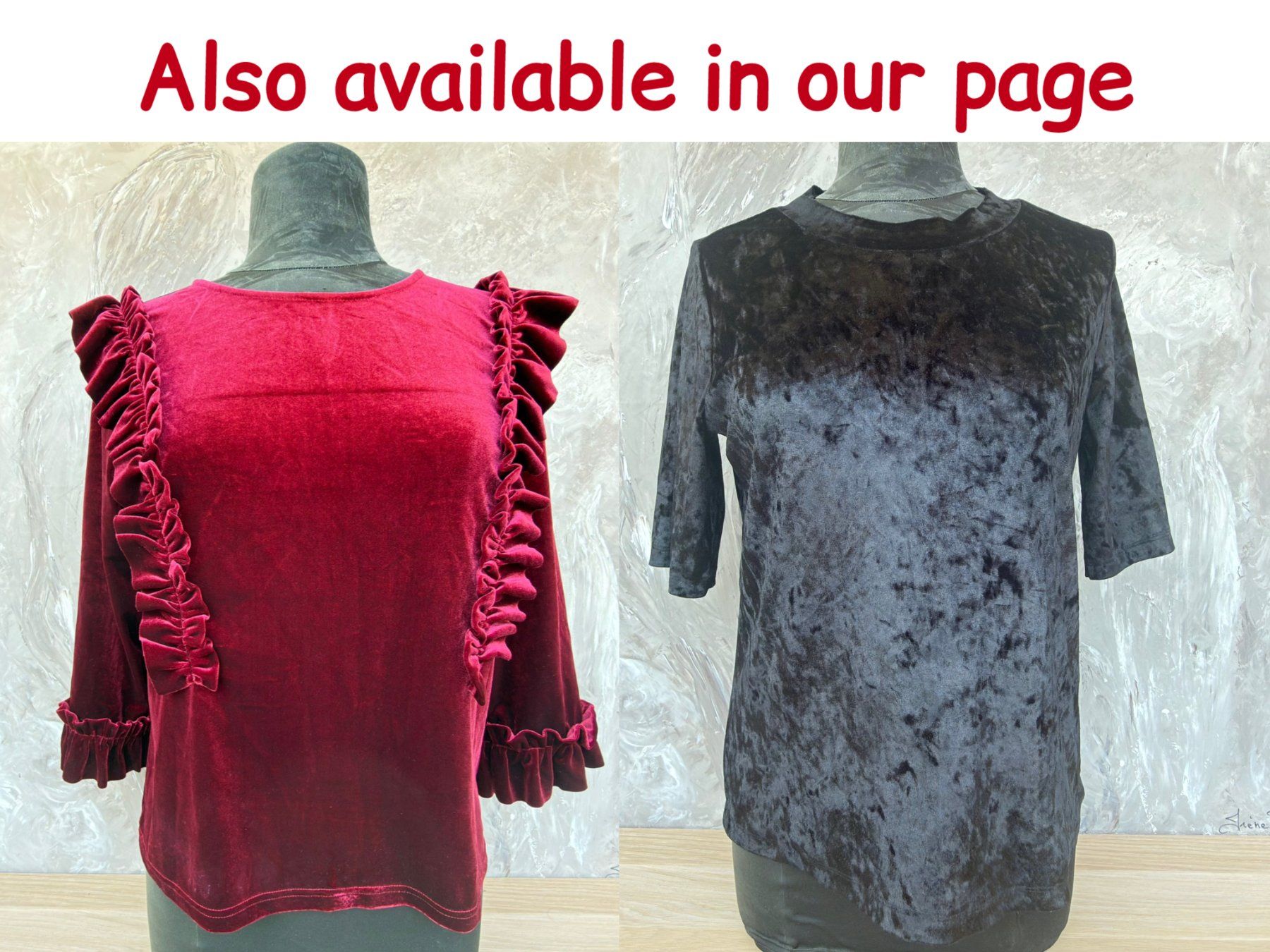Top: Top en velours Costes Rebel – Usato da Thônex venduto da Suisse.Shopping 6
