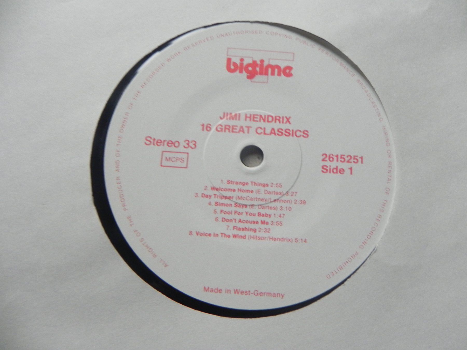 Dischi in vinile: LP USA Psychedelic Rock Jimi Hendrix 16 Greatest Classics – Usato da Siebnen venduto da krimsie 3