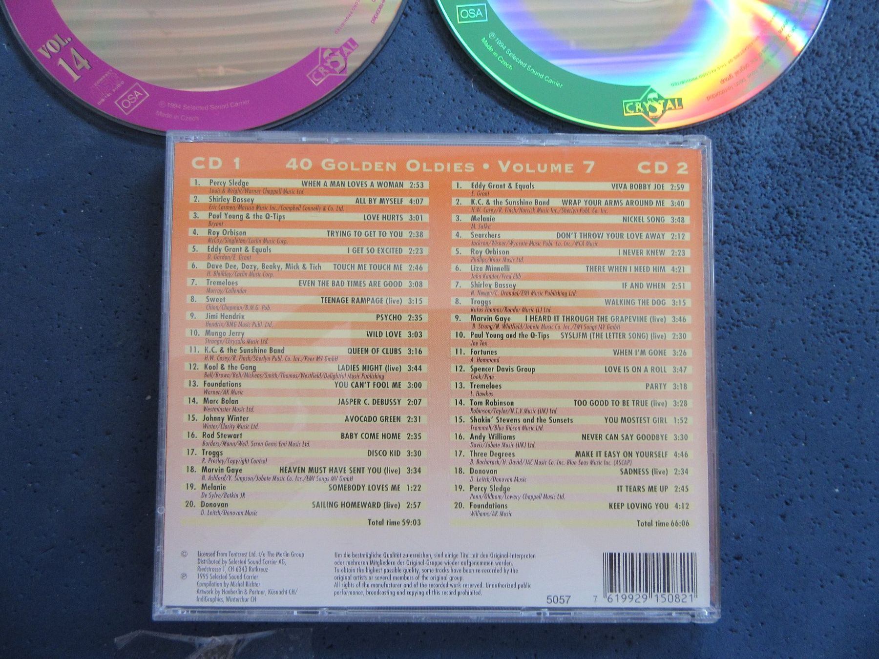 CD: 40 GOLDEN OLDIES 2CD's VOL.7 2CD's – Usato da Ettingen venduto da Hausi4711 2