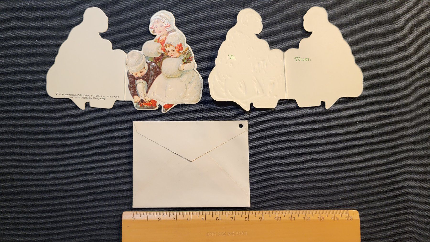 Cartoline: Weihnachts-Kärtli CHRISTMAS CHILDREN – Nuovo e nell'imballaggio originale da Basel venduto da spinne02 3