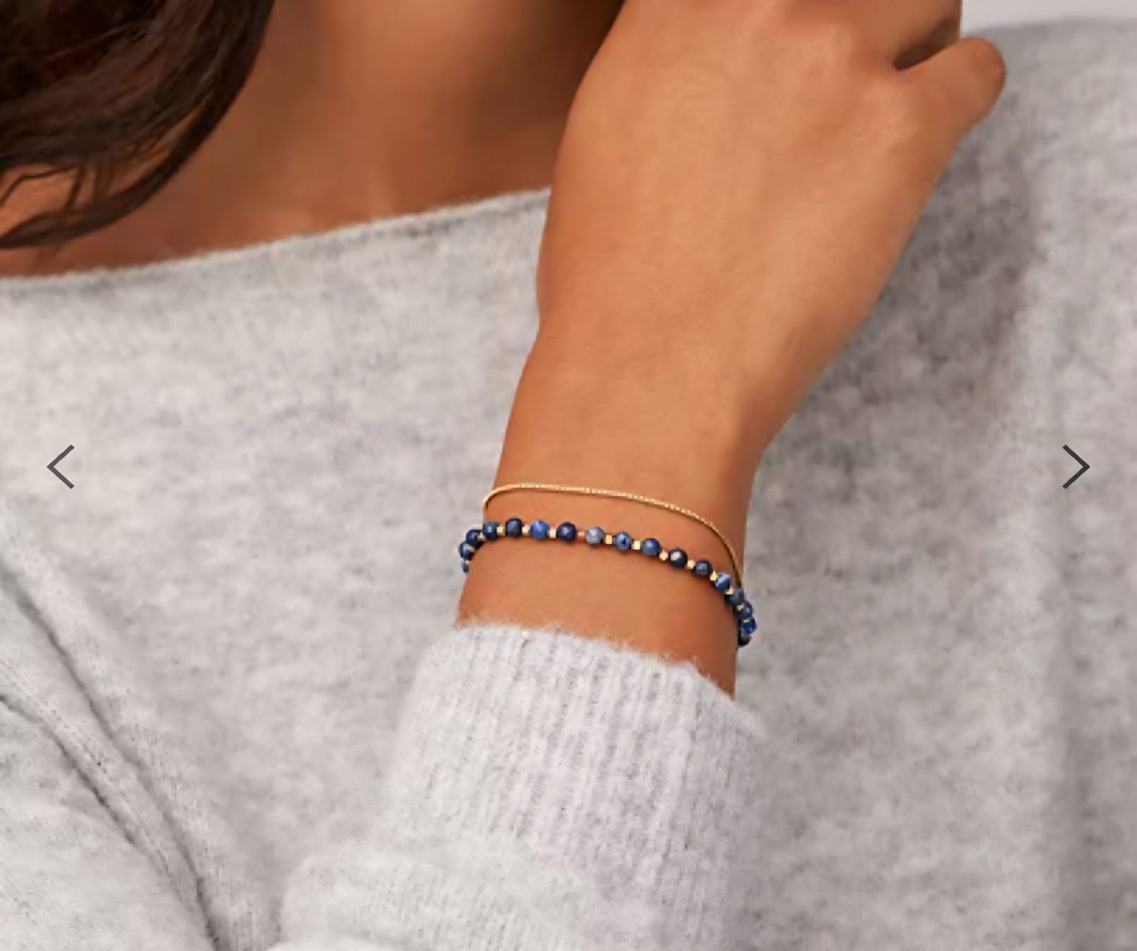 Fossil Bracciali & Braccialetti: Bracelet Lapis Lazuli Doré Fossil – Nuovo (secondo la descrizione) da Thonex venduto da shannon.tmm 2