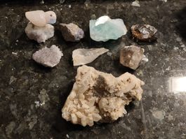Diverse schöne Steine