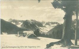 Hag-Hütte im Churfirstengebiet, gelaufen 1919