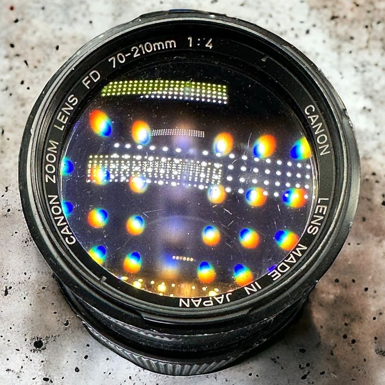 Objectif Canon Zoom FD 70-210mm F/4 – Made In Japan, Pour Reflex Argentique