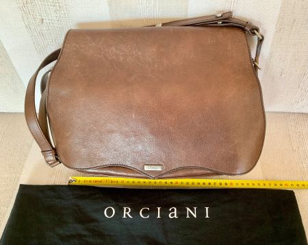 Borsa ORCIANI sveva soft cuoio. Alta qualità. Vintage