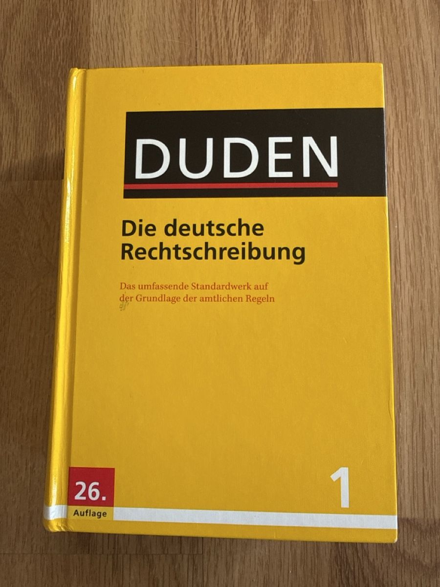 Libri: Duden Rechtschreibung – Usato da Gränichen venduto da cat_lady