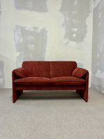 Leolux Bora Bora Sofa 2 Sitzer Alcantara rot