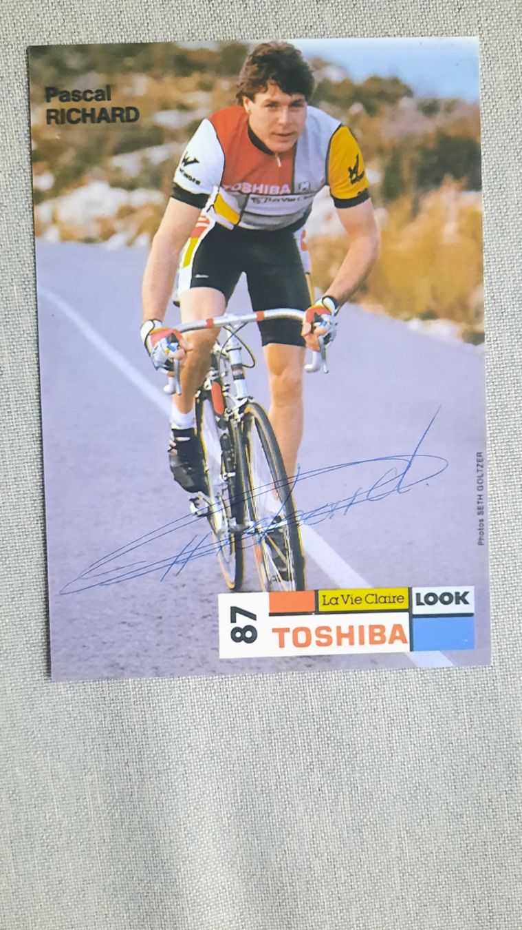 Autografi: Autogramm Pascal Richard – Usato da Schmerikon venduto da Olympia04