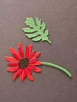 Stanzschablone Nr.613, Blume, Blatt (Sizzix geeignet)
