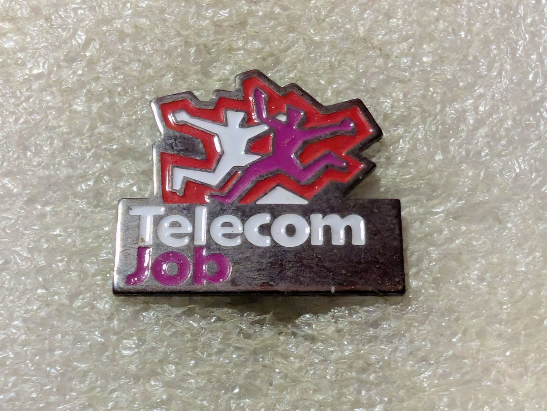 Placchette & Badge: Ansteckpin 232: PTT Telecom Job – Usato da Oppligen venduto da Pin-Fall-Shop