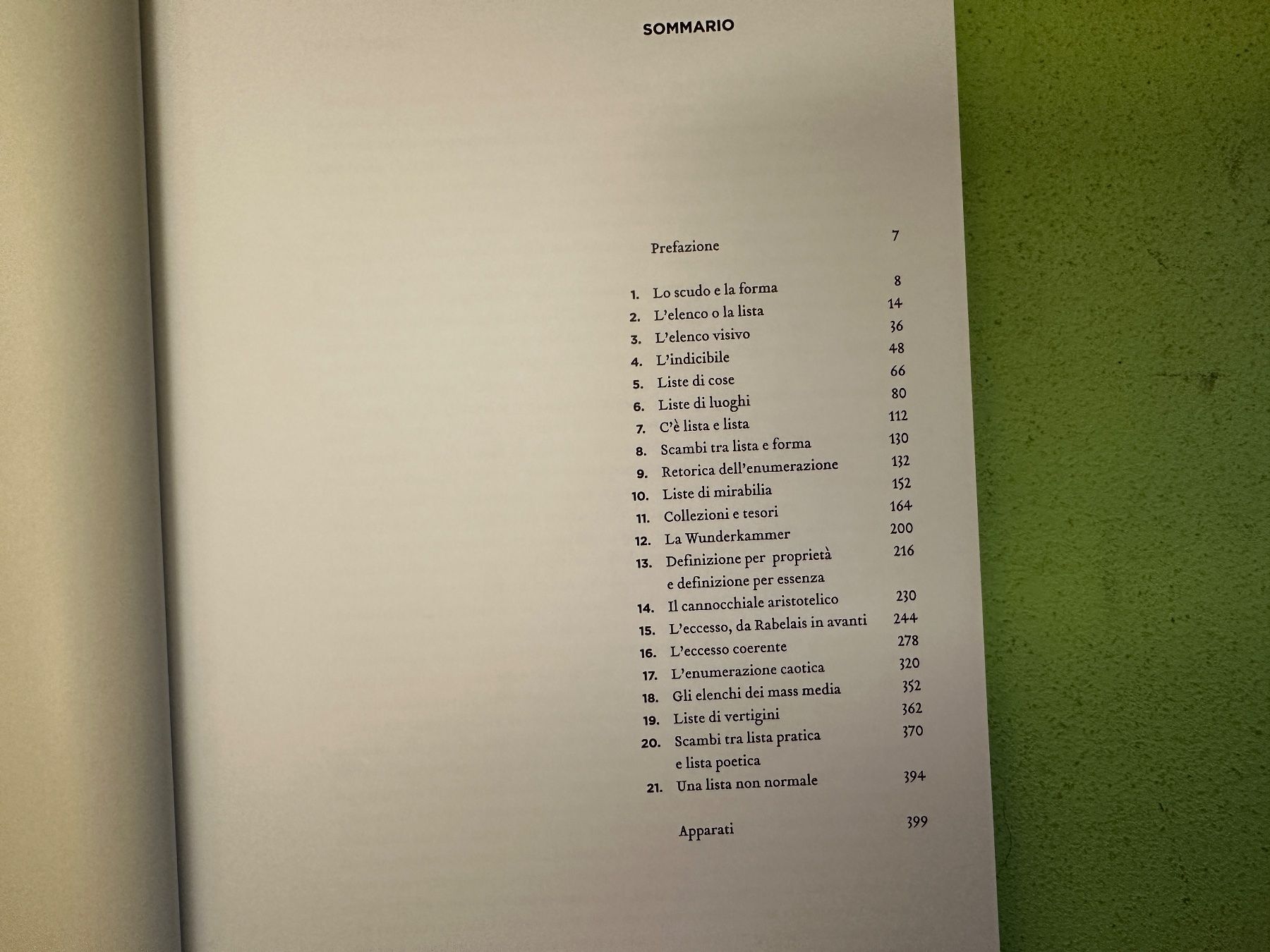 Bücher: Umberto Eco: Vertigine della Lista – Gebraucht aus Zürich von allp 3
