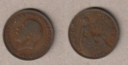Grossbritannien, 1/2 Penny 1932