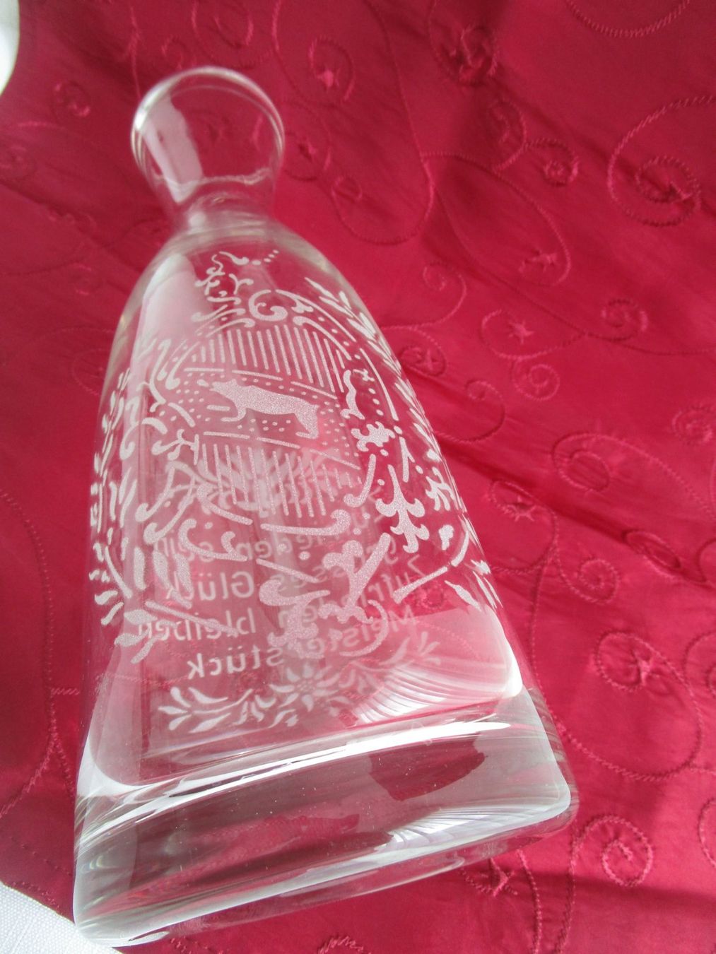 Glasi Hergiswil Caraffe: Hergiswiler Wasser- oder Weinkaraffe, 1 Liter – Usato da Binningen venduto da Oldfashion 3