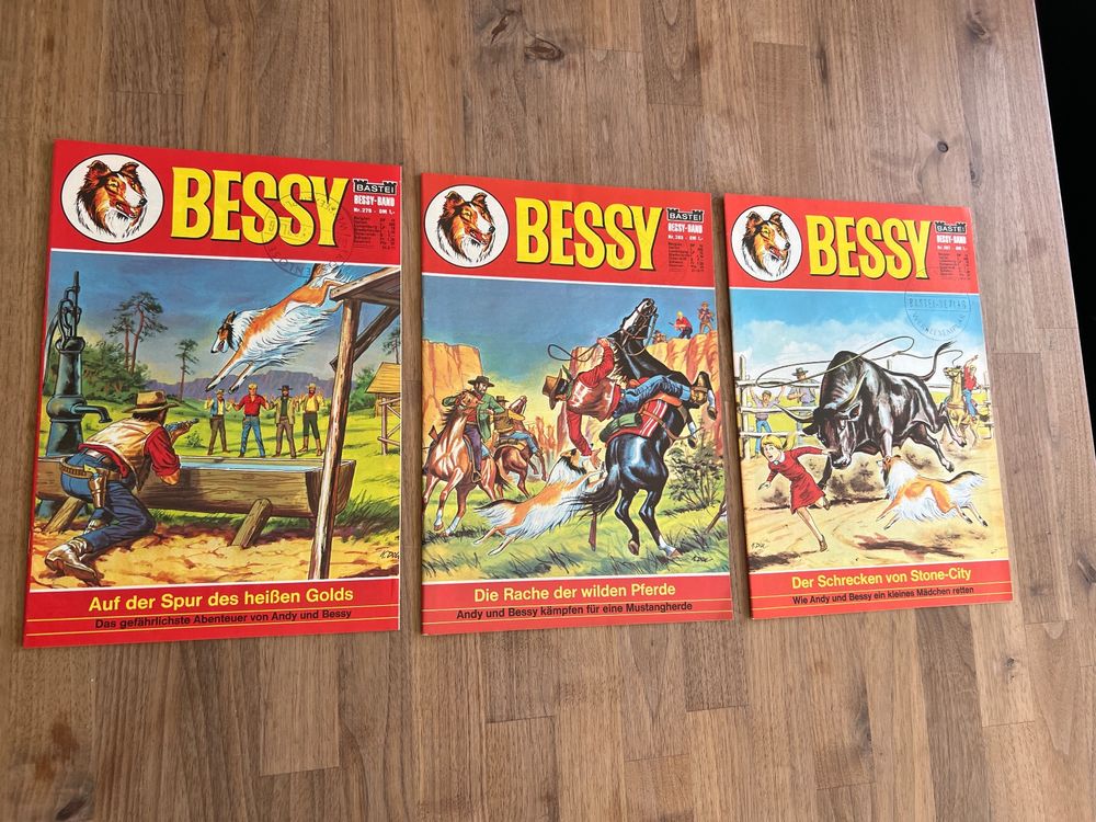 Bessy Nr. 279,283,287 Original Vintage Bastei Verlag 1971 | Kaufen Auf ...