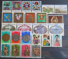 Liechtenstein Jahr 1977 komplett, Michel-Wert 27 Euro