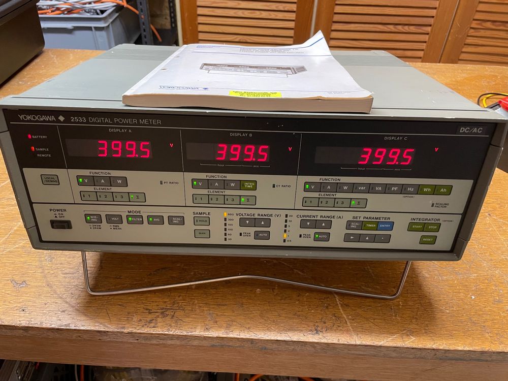 Digital Power Meter YOKOGAWA Modell 2533 3phasig Kaufen auf Ricardo