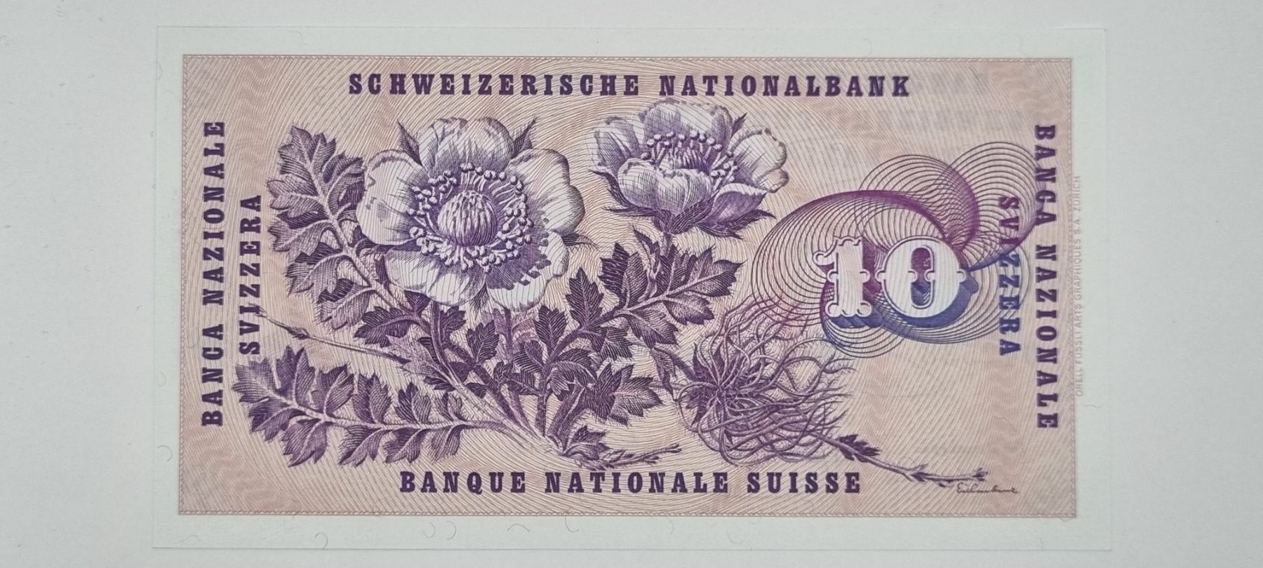 Banknoten: Note 10 FR 1974 ungefaltet – Neu und originalverpackt aus Bure von chap981 1