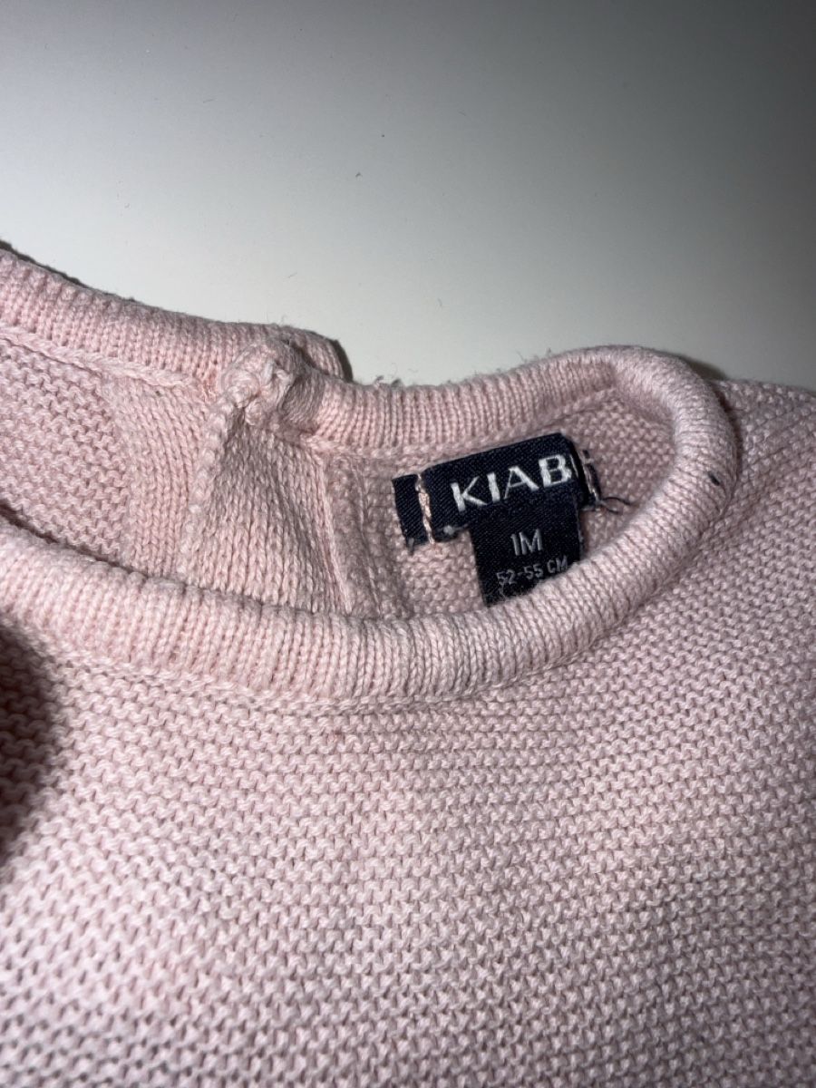 Vestiti & Gonne: Pull-robe bébé fille rose KIABI taille 1M 52-55cm  – Usato da Saulcy venduto da lanah31 1
