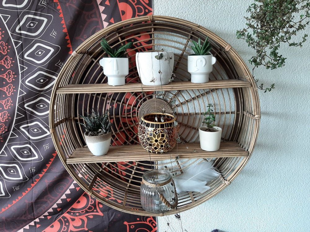 Wanddeko/ Regal aus Bambus Kaufen auf Ricardo